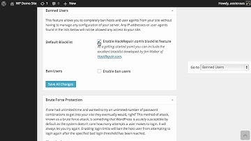 iThemes Security for WordPress: Configuring Banned Users