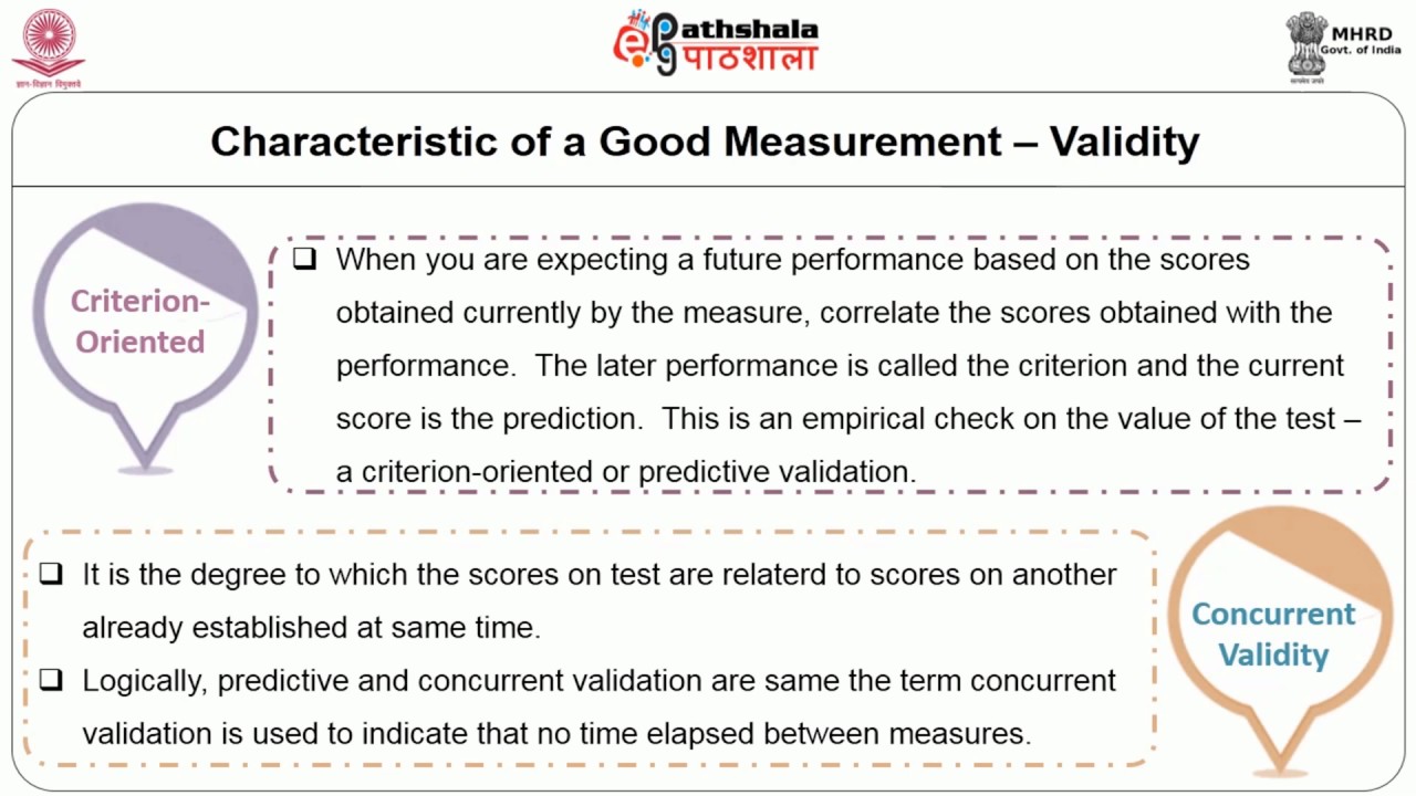 validity score in research