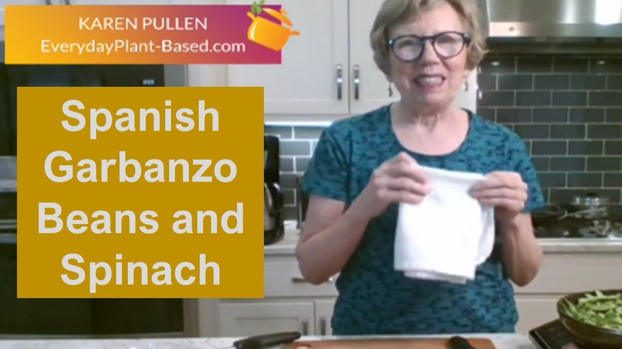 Spanish Garbanzo Beans and Spinach YouTube