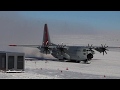 LC-130 Herc landing at South Pole