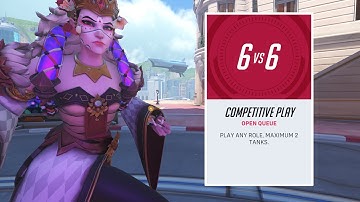 6v6 open queue competitive mode. overwatch 2 s15