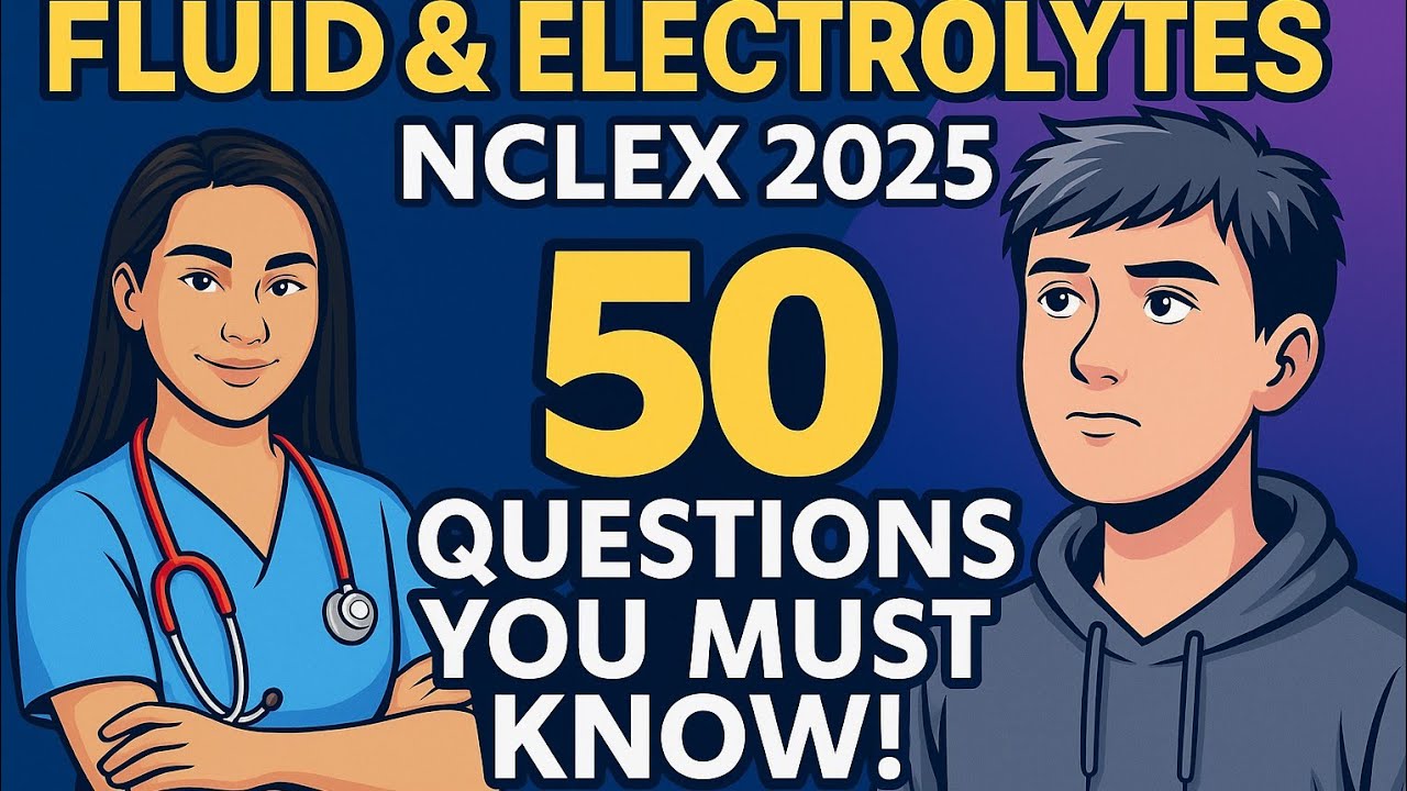 Вопросы и ответы Nclex о жидкости и электролитах | Вопросы Nclex #медсестра #исследование #fyp #2025