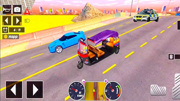Tuk Tuk auto rickshaw driver 3D game - #237 auto rickshaw driving game - Android iOS Gameplay