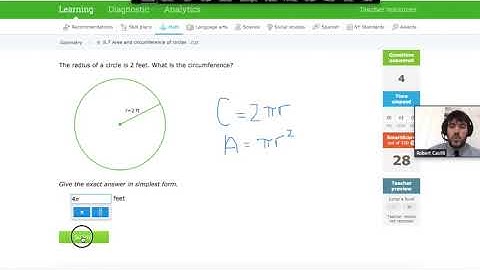 IXL: Circumference and Area