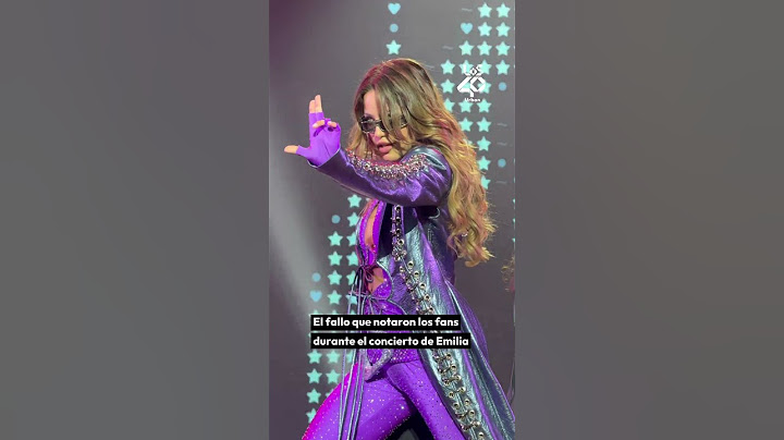El FALLO de EMILIA que notaron los fans en uno de sus conciertos 😬🎤 | LOS40 Urban