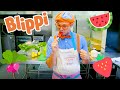 Blippi Makes Popsicles For Kids | Educational Videos For Toddlers | Learning Fruits With Blippi