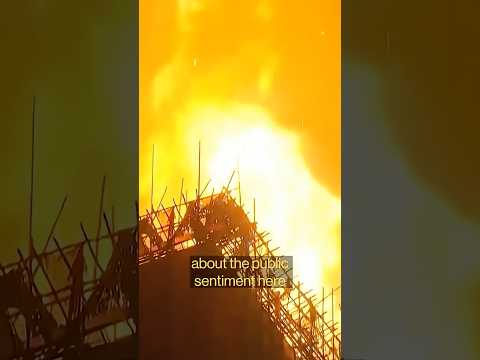 Hong Kong's Deadly Fire Triggers Rare Public Outrage #asia #shorts