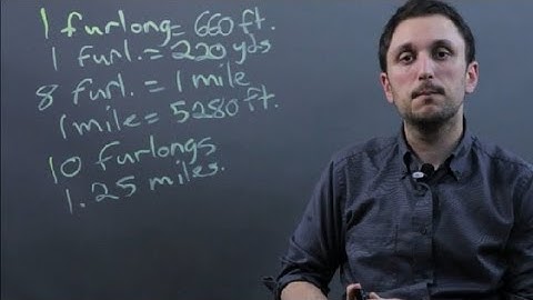 How Many Feet Are in a Furlong? : Math & Geometry Tips