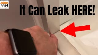 Three Common Water Leaks With A Sterling Shower Door And How To Fix Them To Stop Water Leaking