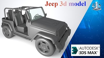 Jeep 3D model | 3ds max