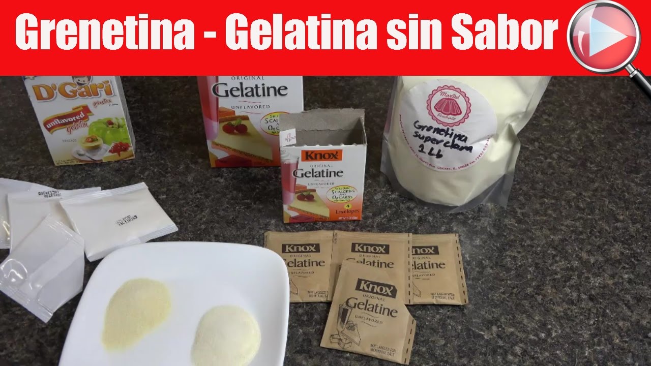 Gelatina sin azucar mercadona