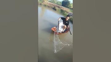 Tập đi cồng cồng thả lưới bắt cá - hơi bỡ ngỡ 😁