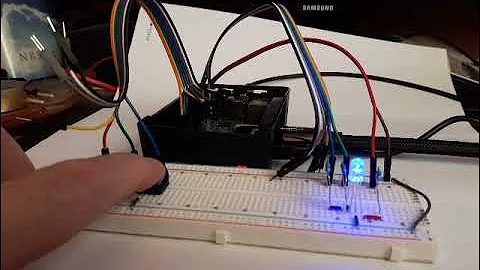 Raspberry Pi Controlling an RGB LED with input from  from three buttons