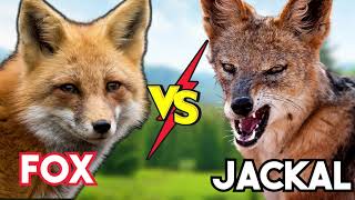 Fox vs. Jackal - Who Would Win? | Epic Animal Showdowns - 🔥 Animal Battle Arena