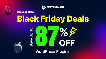 Unbeatable Black Friday Deals from BdThemes — Save Up to 87% on WordPress Plugins!