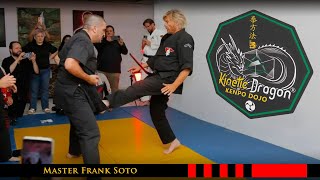 Examen 9no grado KENPO del Master Frank Soto promovido por el GM Larry Tatum