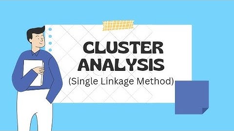 Cluster Analysis - Single Linkage Method (problem solving) | Computational Statistics #youtube