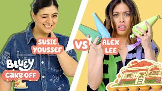 heeler house cake susie vs alex bluey cake off bluey