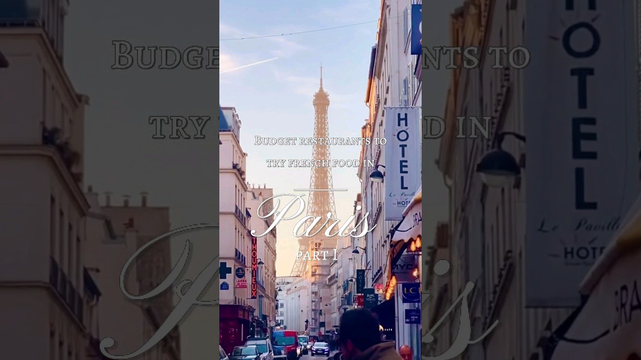 Cheap restaurants in Paris to try French food 