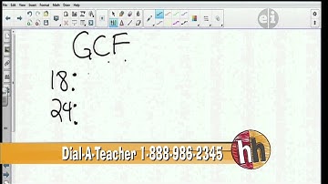 Homework Hotline: GCF