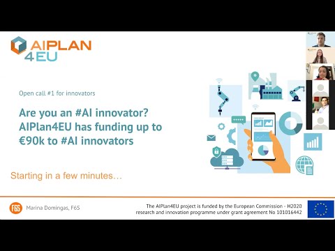 AIPlan4EU has funding up to €90k to #AI innovators