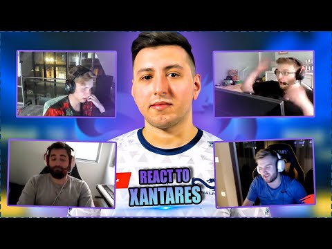 CS GO PROS & CASTERS REACT TO XANTARES UNREAL PLAYS