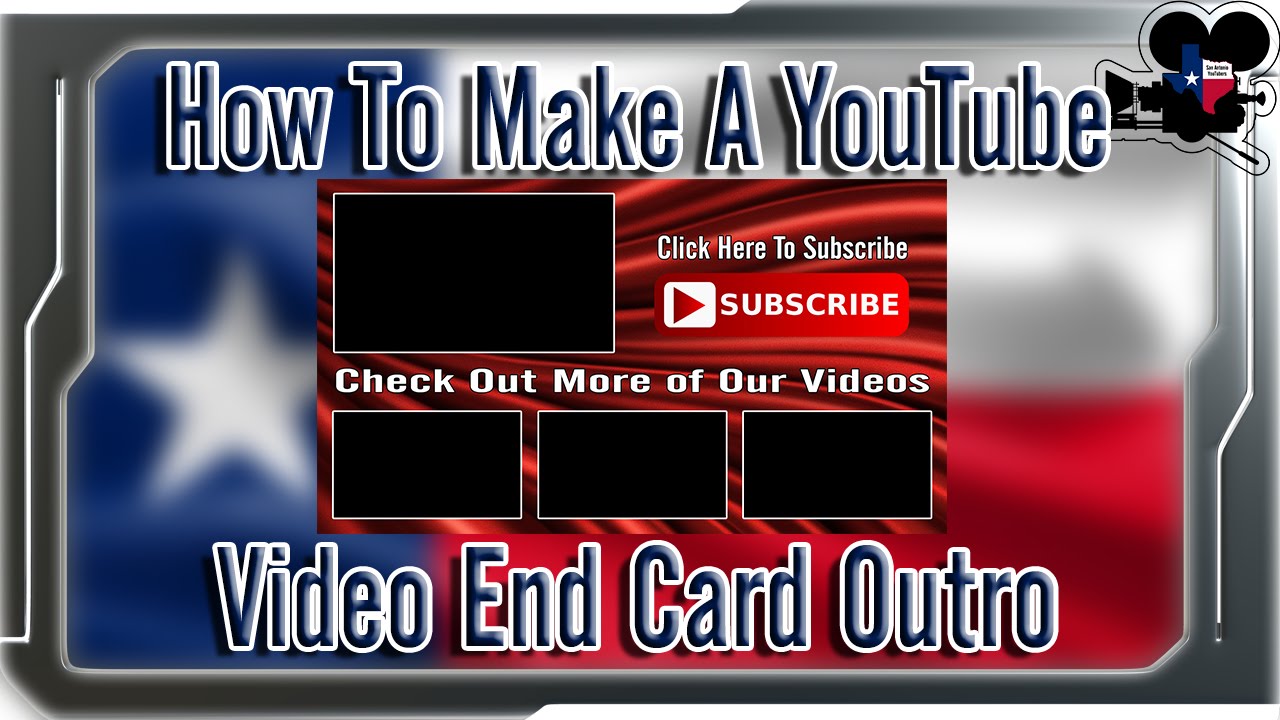 How To Make A Youtube End Card End Slate Video Outro Youtube