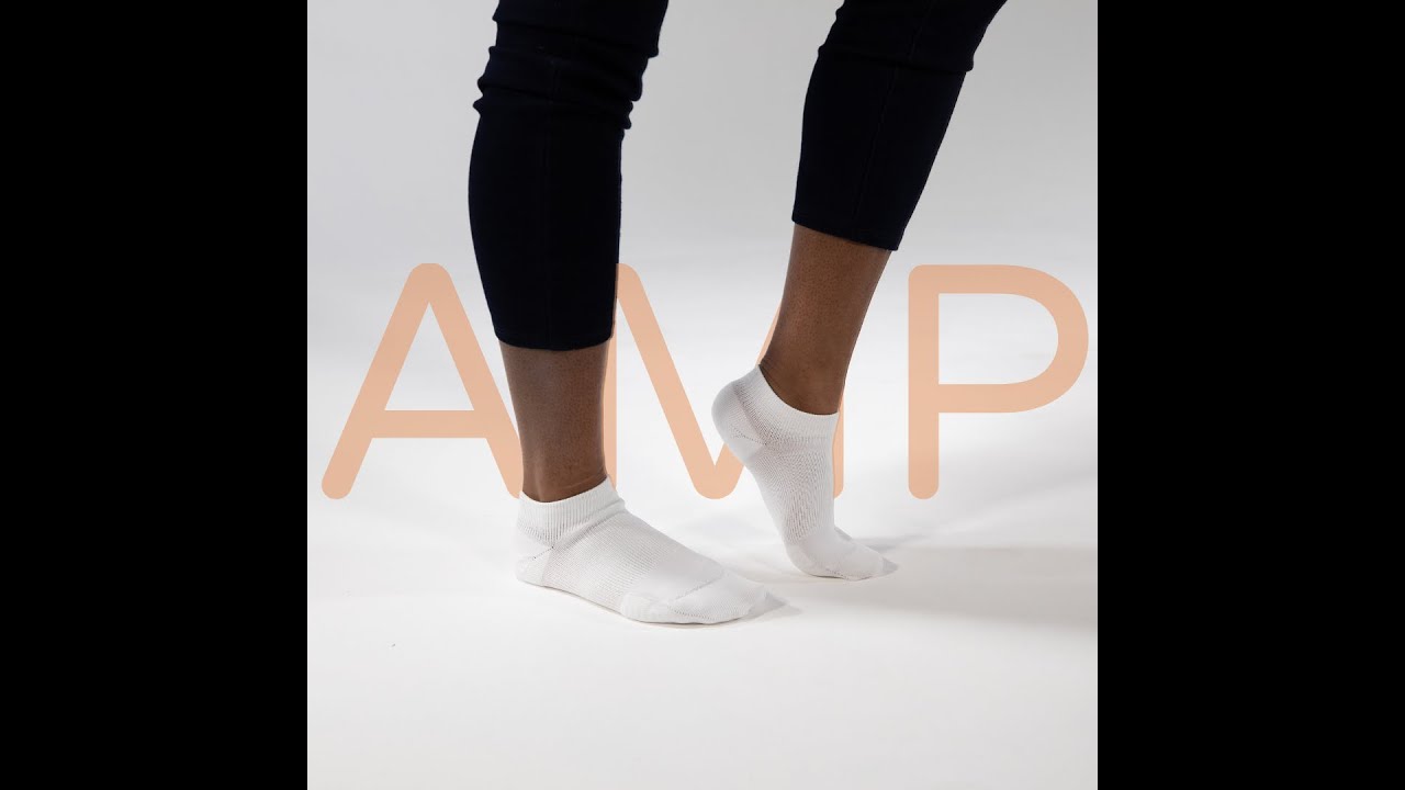 No Show Dance Socks – AMP Shock – Apolla Performance Wear