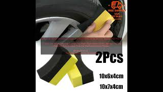 1005004256636023 1 2Pcs Car Wheel Cleaning Sponge Tire Wash Wiper Water Suction Sponge