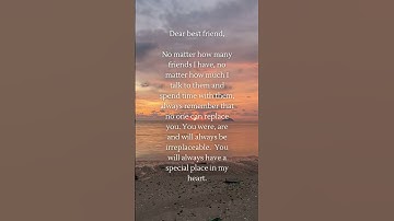 Thumbnail of Dear best friend. No matter how many friends I have.. #shorts #friends #tagyourfriends #friendship