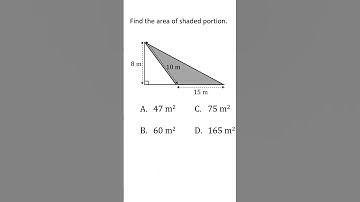 find the area of shaded portion  #maths #olympiad #class
