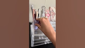 ASMR Organizing my makeup 💄 #asmr #makeup