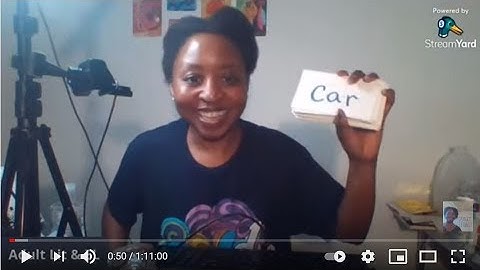 Livestream Reading Class: Teach Yourself to Read (Lesson #7) Learn to Read, Adult Literacy, Video 88