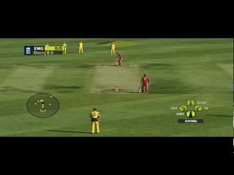 Ashes Cricket 2009 [PC] Gameplay - Perfect Example Of How To Take Catches [HD]