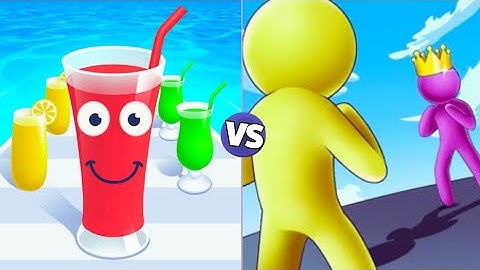 Juice Run Game Vs Giant Rush! | All New Gameplay”Android,iOS