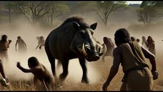 “They Found a Giant Boar… But Things Got Wild! | Hominid Survival”