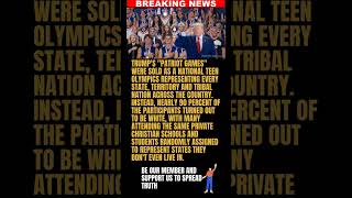 BREAKING: Trump's Patriot Games for Teens Skewed Nearly All White, Analysis Finds