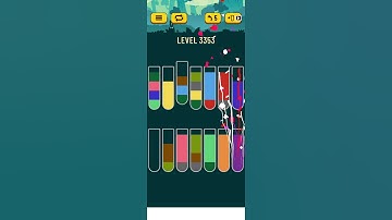 water sort puzzle - level 3353