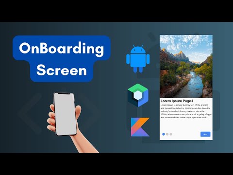 OnBoarding Screen with