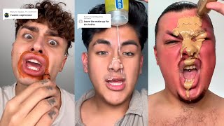 Imagine Dragons Bones TikTok Makeup Challenge🔥#tiktok #makeup