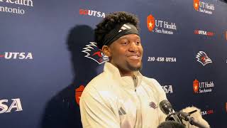 UTSA Safety Ken Robinson Post Practice Interview 8.27.24
