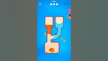 Save the Fish - Pull the Pin Puzzle Game Level 2 : Android iOS Gameplay shorts