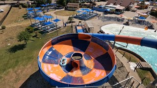 Thea and Trina at Hawaiian Falls and Slides in Mansfield, Texas.