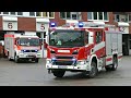 Rüstzug & Freiwillige Feuerwehr Altstadt + PKW der Feuerwehr Witten auf Einsatzfahrt