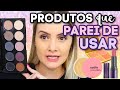 MAKE COMPLETA com PRODUTOS que PAREI DE USAR