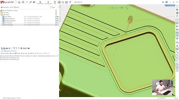 [3 axis milling tutorial SprutCAM 12] - 16 - {2nd setup} - Groove machining pt.2