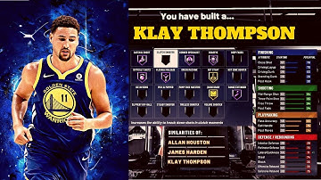 NBA 2K20 BEST KLAY THOMPSON BUILD! BEST PURE SHARP BUILD!