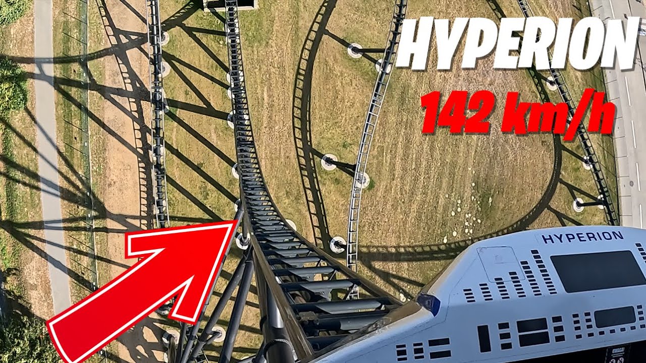 Hyperion 🎢 | Energylandia 2025 | 4k