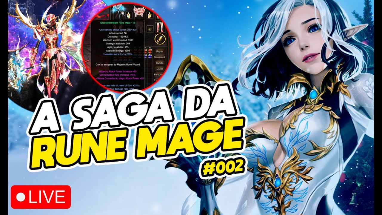 Zero Runes 🔴 #002 - UPANDO UMA RUNE DO ZERO AO MAX, LVL 350 EM 24h | GLOBAL MU ...