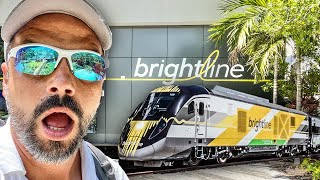 We Rode Florida's Brightline Train to our Cruise Ship!